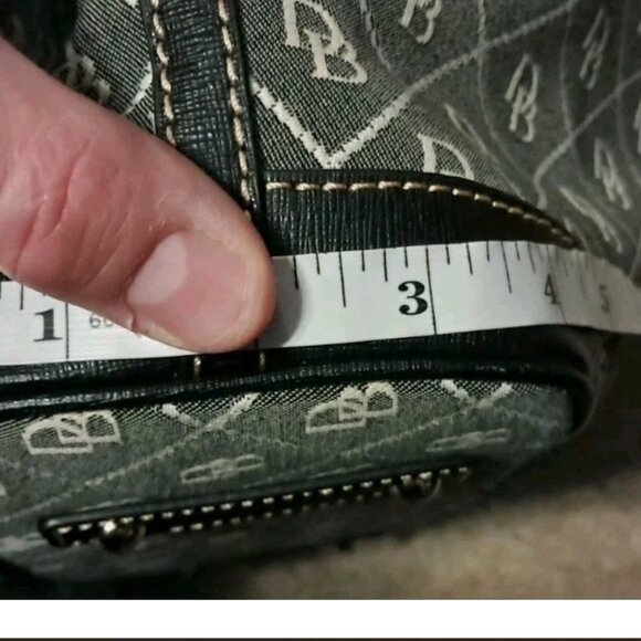 Dooney & Bourke Charleston Tote width 16", height 10" - Picture 14 of 14